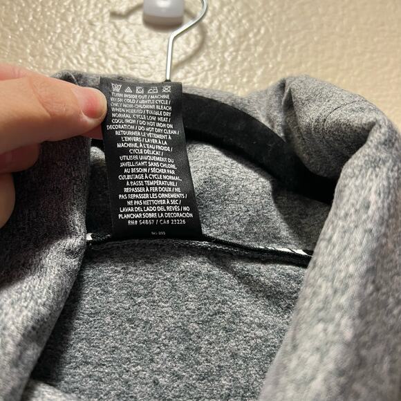 Victoria's Secret PINK Ultimate Gray Cowl Neck Pullover Athletic Sweatshirt Sz M - Picture 8 of 9